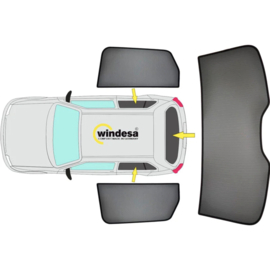 SunClip Zicht- & Zonwering passend voor Audi Q2 (GA) 2016-