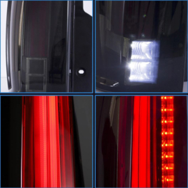 VLAND LED-achterlichten voor 2007-2014 Cadillac Escalade / ESV achterlichtmontage Kleur: Rood Helder