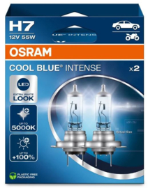 Osram Cool Blue Intense NextGen Halogeen lampen - H7 - 12V/55W - set à 2 stuks