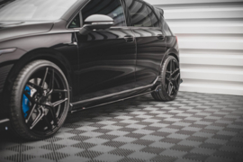 Maxton Design Zijskirts Diffusers V.2 + Flaps Volkswagen Golf R Mk8