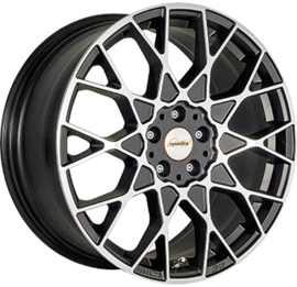 SPEEDLINE SL3 19inch 8,0j 5/112 ET35 Naaf 76mm Mat Zwart / Gepolijst