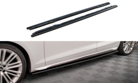 Maxton Design SIDESKIRTS DIFFUSERS AUDI S4 / A4 S-LINE / A4 COMPETITON B9 Gloss Black