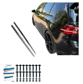Oneway Set Sideskirts passend voor Volkswagen Golf VII HB/Variant GTi/GTD 2013-2016 – Glanzend zwart