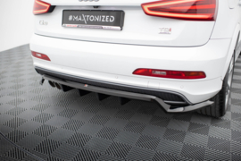 Maxton Design Achtersplitter (met verticale spijlen) Audi Q3 S-line 8U