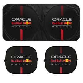 Red Bull Oracle Set Universele zonneschermen - 3 stuks - Zwart/Rood