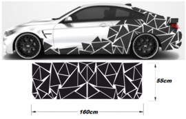 Triangle Stickervel 160cm x 55cm