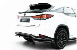 Maxton Design Achtersplitter (met verticale stangen) Lexus RX Mk4 Facelift + Lexus RX F-Sport Mk4 Facelift