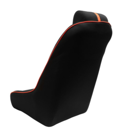Sportstoel 'Classic RS' - Zwart/Rood - Vaste rugleuning + Geïntegreerde hoofdsteun - incl. sledes
