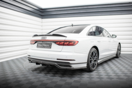 Maxton Design Achtersplitter (met verticale spijlen) Audi A8 S-Line D5