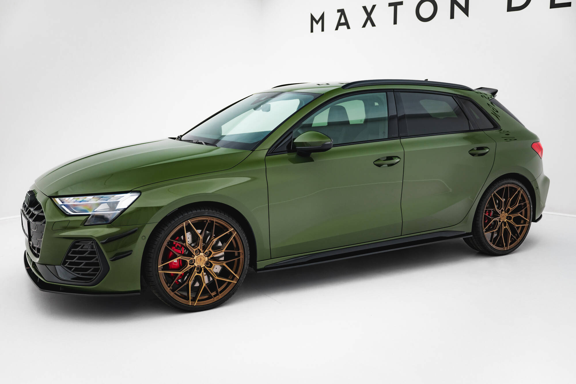Maxton Design Street Pro Zijskirts Diffusers Audi S3 Sportback / A3 S-line Sportback 8Y Facelift
