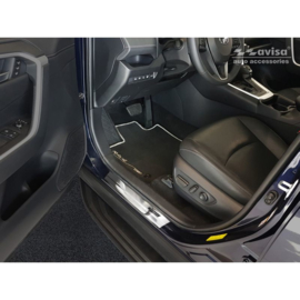 RVS Instaplijsten passend voor Toyota RAV4 (5th Gen.) 2018- - 'Exclusive' - 4-delig