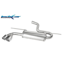 100% RVS Dubbele sportuitlaat passend voor Volkswagen Golf VII 2.0 GTD 184PK 2012- 2019 2x80mm X-Race