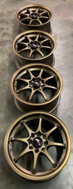 🔥🔥JR-Wheels JR5 Dark Anodize Bronze 15 Inch 7J ET35 4x100 geleverd voor de klant🔥🔥