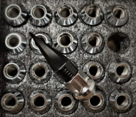 Wielmoeren Spikes BuddyClub V2 81mm - M12x1.5 - 2 delige moeren