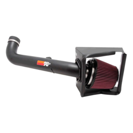 K&N High Performance Air Intake Kit passend voor Ford F250 Super Duty 5.4L V8 2008-2010 - Zwart (77-2577)