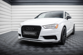 Maxton Design VOORSPLITTER V.2 AUDI A3 SEDAN 8V Gloss Black