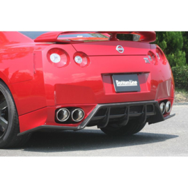 Chargespeed Achterbumperskirt (Diffuser) passend voor Nissan GT-R R35 BottomLine (FRP Zwart)