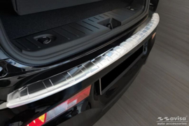 RVS Achterbumperprotector passend voor BMW i3 (i01) Facelift 2017- 'Ribs'