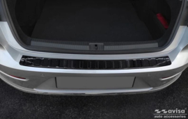 Echt 3D Carbon Achterbumperprotector passend voor Volkswagen Arteon Shooting Brake incl. eHybrid 2020- 'Ribs'