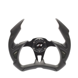 Simoni Racing Universeel Sportstuur X5 Stealth - Zwart PU - Diameter 350mm