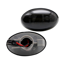 Set LED Zijknipperlichten passend voor Mercedes A-Klasse W168 / Vito W639 / Vito W447 / Citan W415 - Rookgrijs- incl. Dynamic Running Light