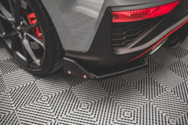 Maxton Design Achterzijde splitters V.1 + flappen Hyundai I30 N Hatchback Mk3 Facelift
