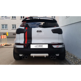 Achterskirt 'Diffusor U-Diff' passend voor Kia Sportage (SL) 2010-2015 (PU)