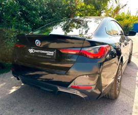 Achterspoilerlip passend voor BMW i4 G26 Sedan 2021- (PU)