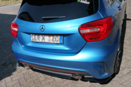 Maxton Design Achtersplitter (MET VERTICALE STANGEN) MERCEDES-BENZ W176 AMG-LINE PREFACE