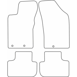 Automatten passend voor Alfa Romeo 147 2000-2010