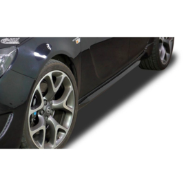 Sideskirts 'Slim' passend voor Opel Insignia 2008-2017 Sedan/Sportstourer incl. OPC (ABS zwart glanzend)