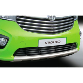 RGM Voorspoiler 'Skid-Plate' passend voor Opel Vivaro 2014-2019 Zilver (ABS)