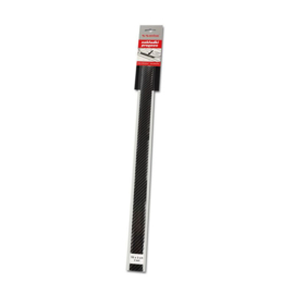 Universele Instaplijsten - Zwart carbon folie - 2-Delig - 50 x 3 cm