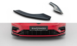 Maxton Design Front Side Splitters Volkswagen Golf R / R-Line Mk7 Facelift