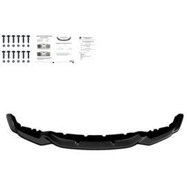 Oneway Voorspoilerlip passend voor BMW M2 F87 2016-2020 - Versie 2 - Glanzend zwart