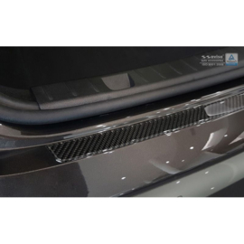 Carbon Achterbumperprotector passend voor BMW 7-Serie G11/G12 2015-2019 excl. M-Pakket - Zwart Carbon