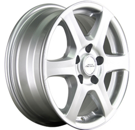 Inter Action Holiday 14inch 6,0j 4/100 ET30 Naaf 57,1mm Zilver