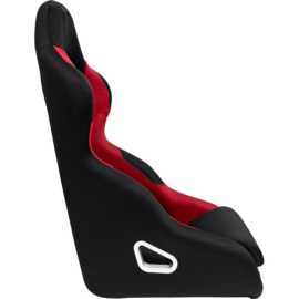 Sportstoel 'K5' - Zwart/Rood - Vaste rugleuning - incl. sledes