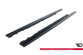 Maxton Design Zijskirts Diffusers Mercedes-Benz E43 AMG / AMG-Line W213 + Mercedes-Benz E43 AMG / AMG-Line Sedan / Stationwagen W213 / S213