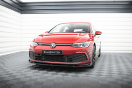 Maxton Design Frontsplitter V.3 + kleppen Volkswagen Golf GTI / GTE / GTD / R-Line Mk8