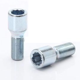 SK-Import Wielbouten Lang 32mm Ster Staal M12x1.5 (Zwart of Zilver)