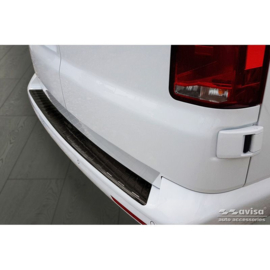 Echt 3D Carbon Achterbumperprotector passend voor Volkswagen transporter T5 2003-2015 & T6 2015-2010 & T6.1 2020-2022 'Ribs'