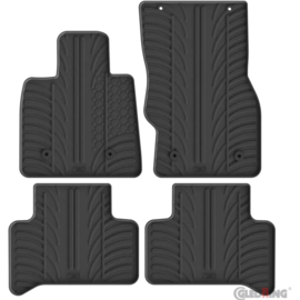 Rubbermatten passend voor Alfa Romeo Stelvio 3/2017- (T profiel 4-delig + montageclips)