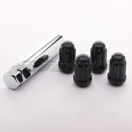 JR-Wheels ATN1 Anti-theft Lug Nuts (Zwart of Zilver)