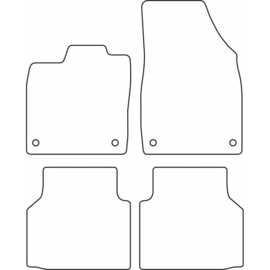 Automatten passend voor Volkswagen ID.4 2020- & Audi Q4 (F4) E-Tron 2021-