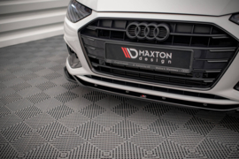 Maxton Design VOORSPLITTER V.2 AUDI A4 B9 FACELIFT Gloss Black