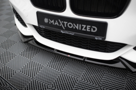 Maxton Design Frontsplitter V.5 + kleppen BMW 1 M-Pack / M140i F20 Facelift