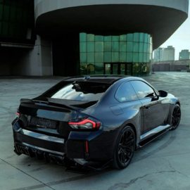 Oneway Set Sideskirts passend voor BMW M2 G87 Coupe 2023- - Glanzend zwart