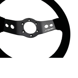 Simoni Racing Universeel Sportstuur Rally - Zwart Suède - Diameter 320mm