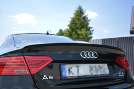 Maxton Design SPOILERKAP AUDI S5 / A5 / A5 S-LINE 8T / 8T FL SPORTBACK Gloss Black